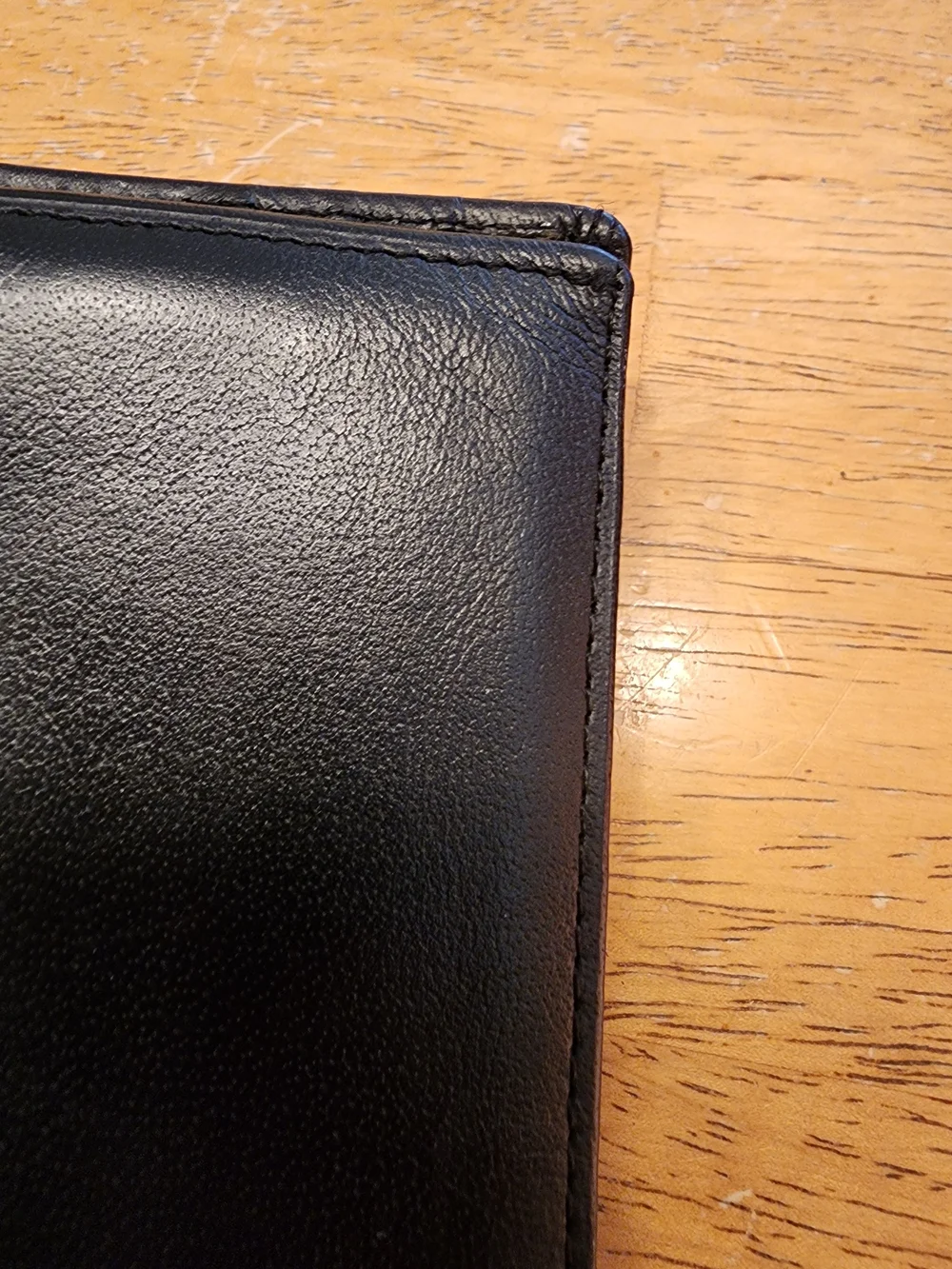 Coach Black Leather Men's Bi-Fold Leather Wallet